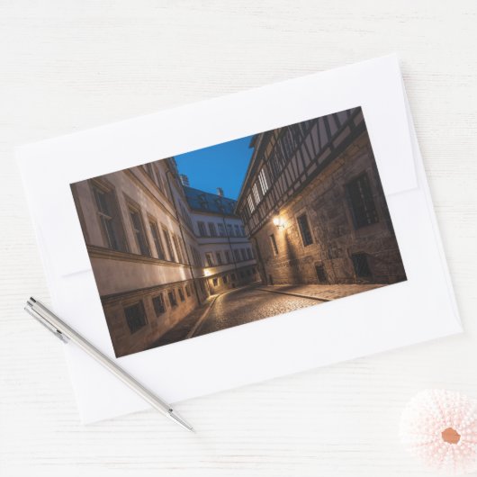 Sticker Rectangulaire Bamberg Allemagne (Enveloppe)