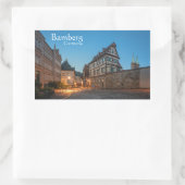 Sticker Rectangulaire Bamberg Allemagne (Sac)
