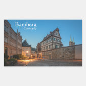 Sticker Rectangulaire Bamberg Allemagne (Devant)