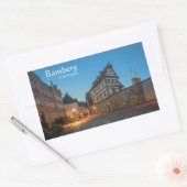 Sticker Rectangulaire Bamberg Allemagne (Enveloppe)