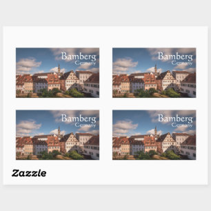 Sticker Rectangulaire Bamberg Allemagne
