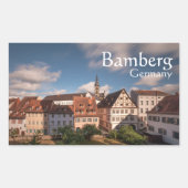 Sticker Rectangulaire Bamberg Allemagne (Devant)