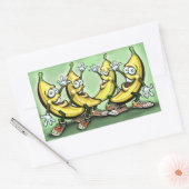 Sticker Rectangulaire Bananes (Enveloppe)