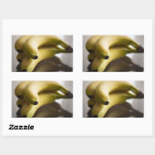 Sticker Rectangulaire Bananes (Feuille)