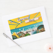 STICKER RECTANGULAIRE BANDEROLE ENSOLEILLÉE (Enveloppe)