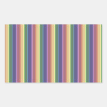 Bandes arc-en-ciel coupées