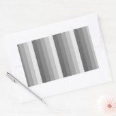 Sticker Rectangulaire Bandes d'ombre grises (Enveloppe)