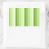 Sticker Rectangulaire Bandes d'ombre vert citron (Sac)