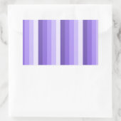 Sticker Rectangulaire Bandes d'ombre violette (Sac)