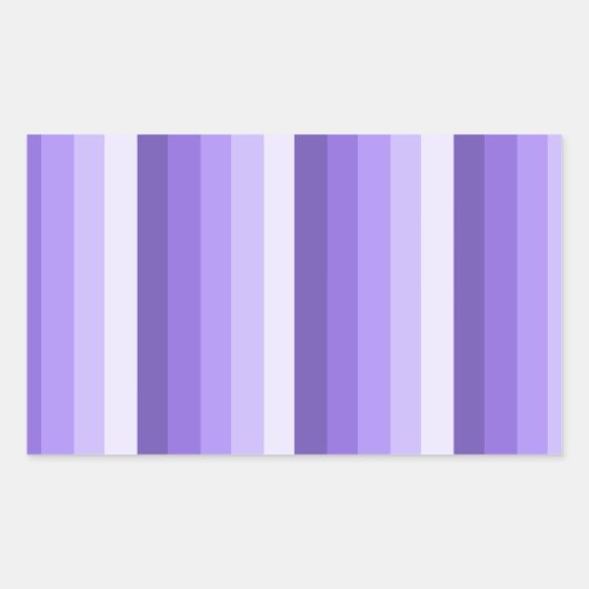 Sticker Rectangulaire Bandes d'ombre violette (Devant)