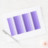 Sticker Rectangulaire Bandes d'ombre violette (Enveloppe)