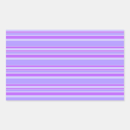 Sticker Rectangulaire Bandes violettes (Devant)