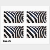 Sticker Rectangulaire Bandes zèbres (Feuille)