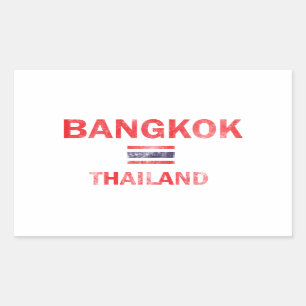 Sticker Rectangulaire Bangkok Thaïlande