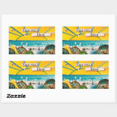 Sticker Rectangulaire BANNière ENSOLEILLEMENT (Feuille)