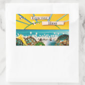 Sticker Rectangulaire BANNière ENSOLEILLEMENT (Sac)