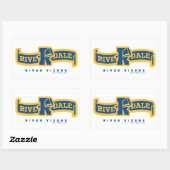 Sticker Rectangulaire Bannière Riverdale River Vixens (Feuille)