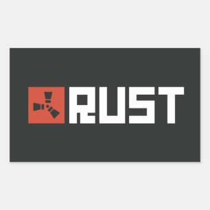 Sticker Rectangulaire Bannière RUST