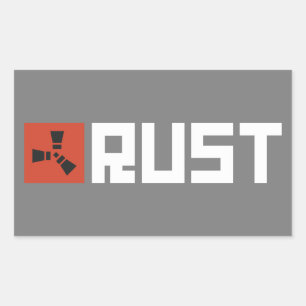 Sticker Rectangulaire Bannière RUST BRWG