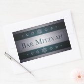 Sticker Rectangulaire Bar Mitzvah (Enveloppe)