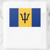 STICKER RECTANGULAIRE BARBADOS (Sac)
