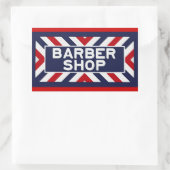 Sticker Rectangulaire Barbershop (Sac)