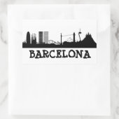 Sticker Rectangulaire Barcelone (Sac)