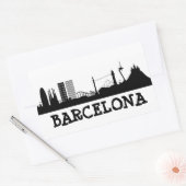 Sticker Rectangulaire Barcelone (Enveloppe)