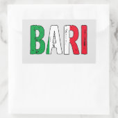 Sticker Rectangulaire Bari Italie (Sac)
