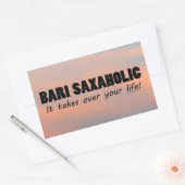 Sticker rectangulaire Bari Saxaholic Life (Enveloppe)