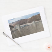 Sticker Rectangulaire Barrage Hoover (Enveloppe)