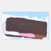 Sticker Rectangulaire Barre de glace (Devant)
