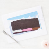 Sticker Rectangulaire Barre de glace (Enveloppe)