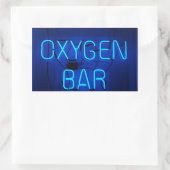 Sticker Rectangulaire Barre d'oxygène (Sac)