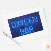 Sticker Rectangulaire Barre d'oxygène (Enveloppe)