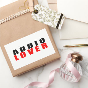 Sticker Rectangulaire Basculement audio