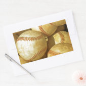 Sticker Rectangulaire Baseball (Enveloppe)