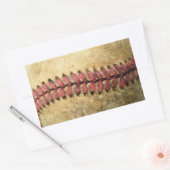Sticker Rectangulaire Baseball vintage (Enveloppe)