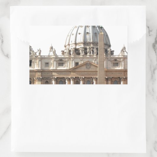 Sticker Rectangulaire Basilique de San Pietro (Sac)