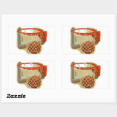 Sticker Rectangulaire Basket (Feuille)