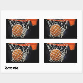 Sticker Rectangulaire Basket (Feuille)