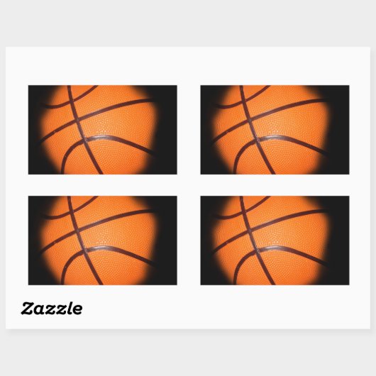 Sticker Rectangulaire Basket (Feuille)