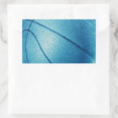 Sticker Rectangulaire Basket-ball Blue Pop Art (Sac)
