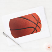 Sticker Rectangulaire Basket-ball tendance (Enveloppe)