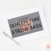 Sticker rectangulaire basse chaîne de temps de qua (Enveloppe)