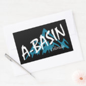 Sticker Rectangulaire Bassin d'Arapahoe Colorado (Enveloppe)