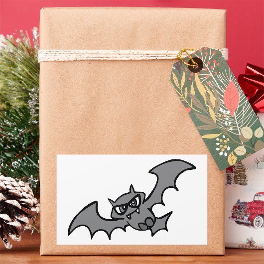Sticker Rectangulaire Bat malin