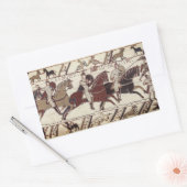 Sticker Rectangulaire Bataille d'Hastings - Chevaliers normands (Enveloppe)