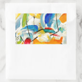 Sticker Rectangulaire Bataille maritime de Kandinsky 1913 (Sac)