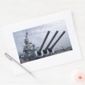 Sticker Rectangulaire Bataillon USS Alabama (Enveloppe)